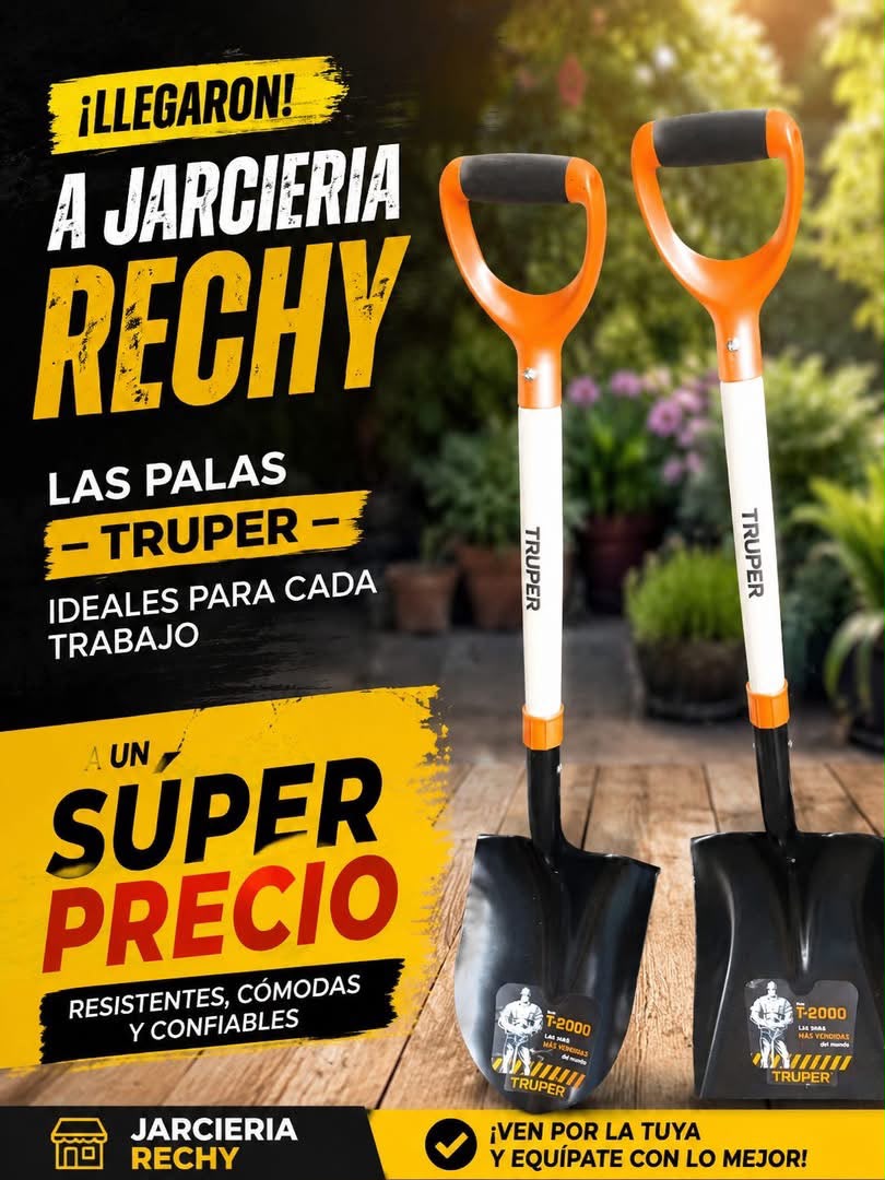 Promoción de palas Truper en Jarciería Rechy