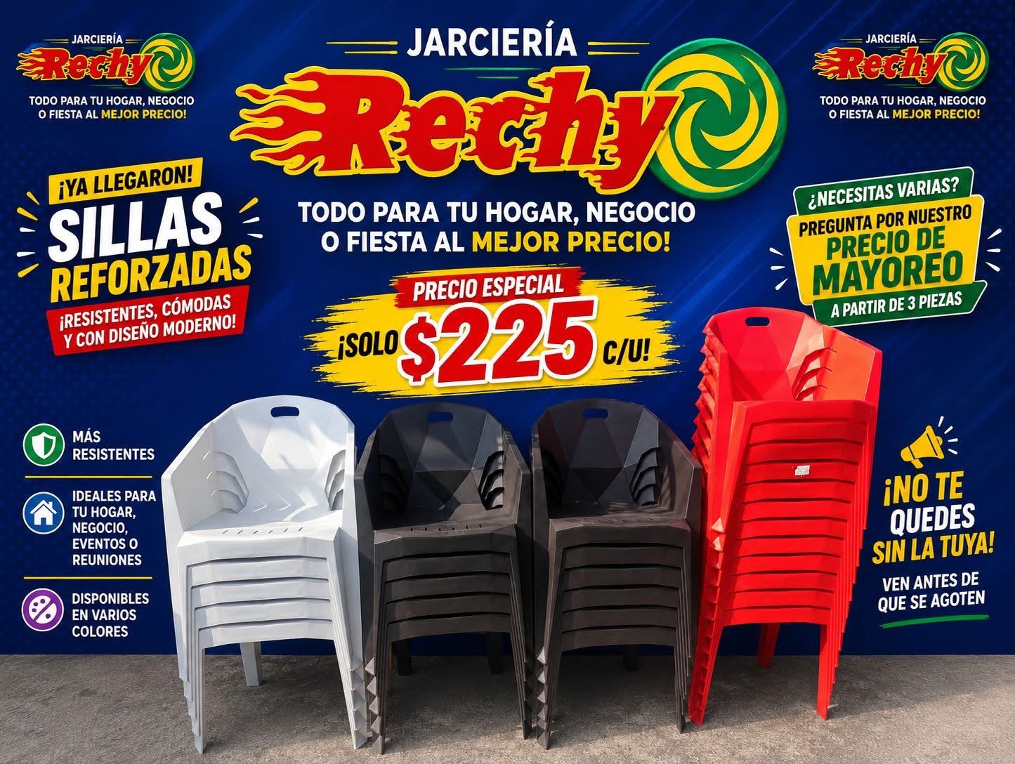 Promoción de sillas reforzadas Jarciería Rechy